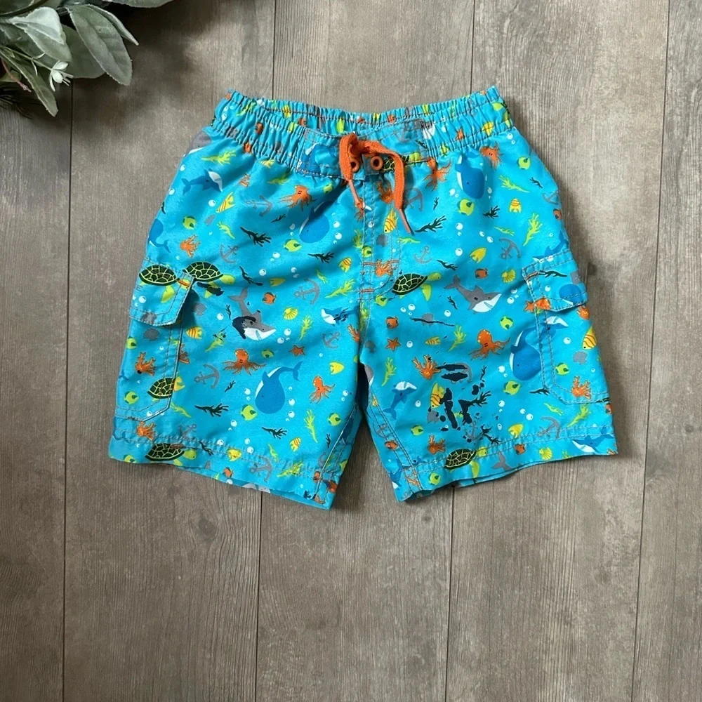 Mountain Warehouse Toddler Boy’s Ocean Adventure Blue Vibrant Swim Trunks